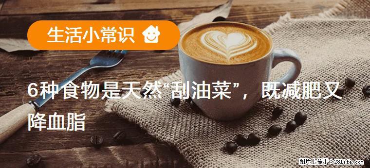 【生活小常识】6种食物是天然“刮油菜”,既减肥又降血脂 - 新乡生活资讯 - 新乡28生活网 xx.28life.com